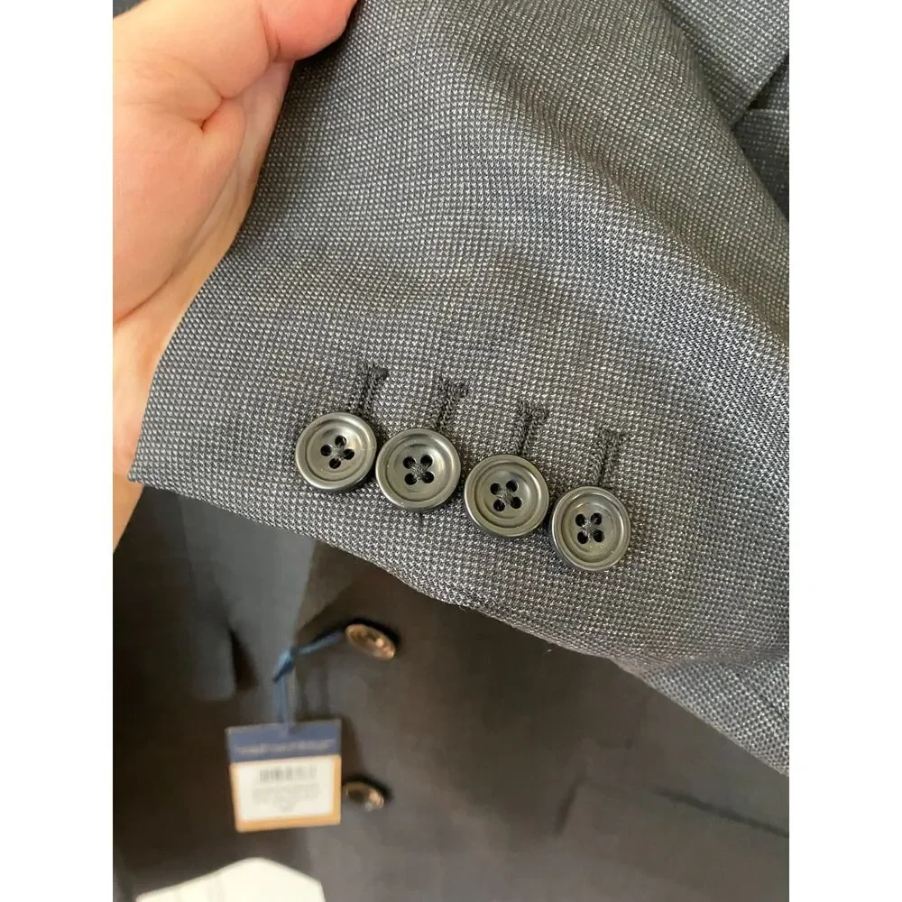 Charles Tyrwhitt charcoal gray suit jacket
